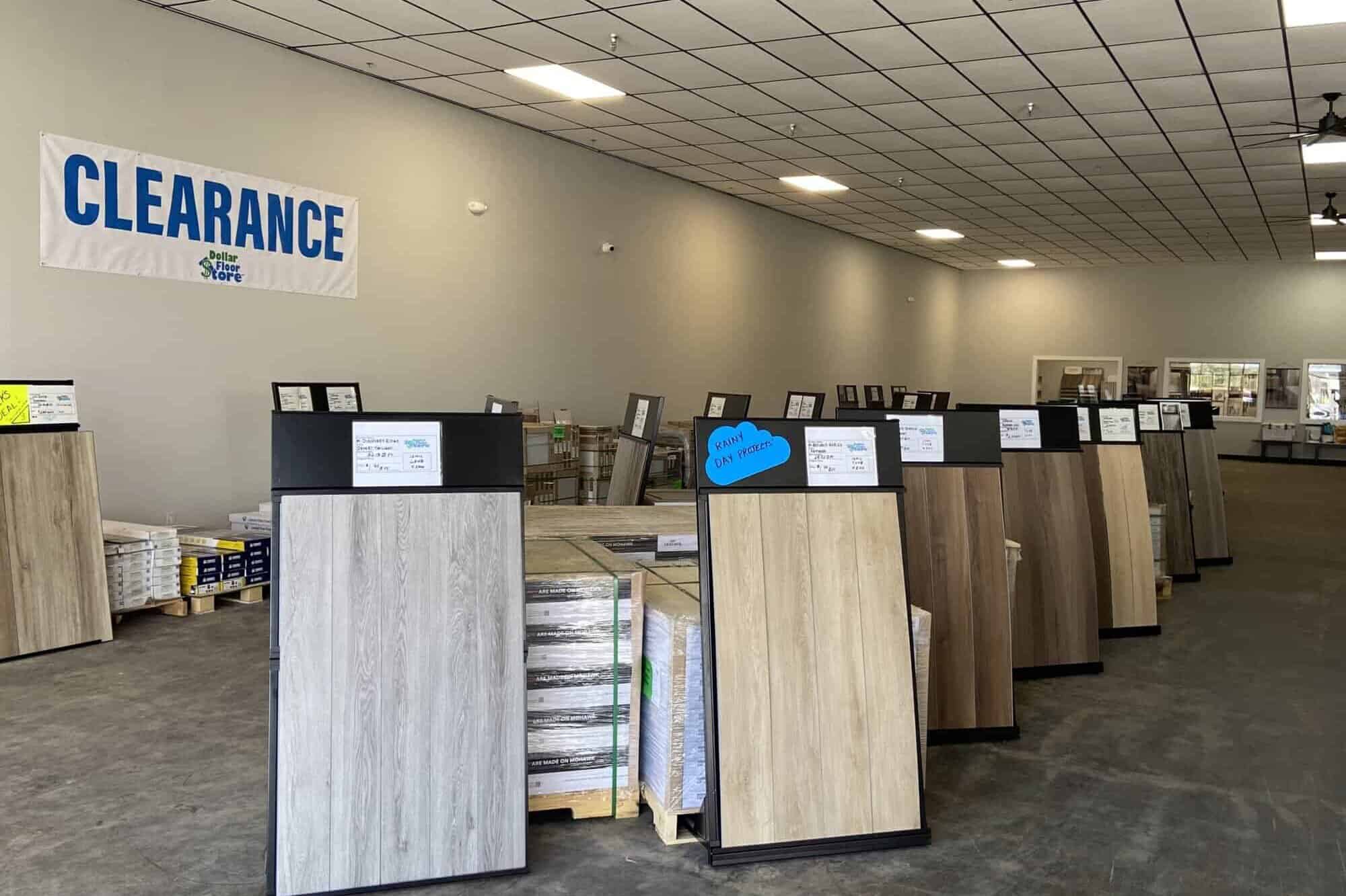 The Dollar Floor Store Victoria, Texas, Showroom